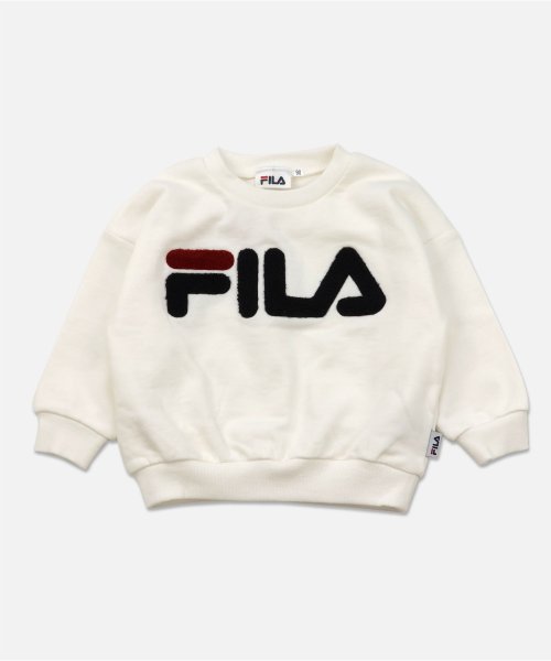 FILA(フィラ)/〈フィラ〉裏毛トレーナー/ホワイト