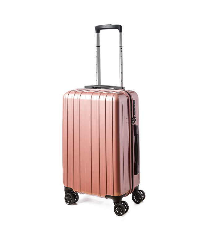 【新品未使用】ピンクゴールド スーツケース 機内可 キャリー 超軽量 ローズ