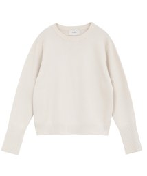 CLANE(クラネ)/BASIC COMPACT KNIT TOPS/IVORY