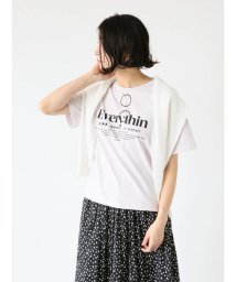 Lugnoncure(ルノンキュール)/メガネ刺繍Tシャツ/グレー