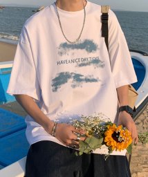 NOWLE/【NOWLE】ルーズシルエット フロントロゴ プリント 半袖 Tシャツ/505491775