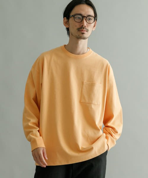 URBAN RESEARCH(アーバンリサーチ)/ヘビールーズウォームロングTシャツ/PUMPKIN