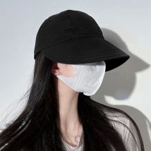 miniministore(ミニミニストア)/キャップレディース 韓国 小顔帽子涼しい/ブラック