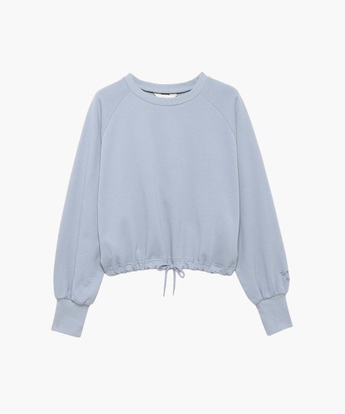 To b. by agnes b. OUTLET(トゥー　ビー　バイ　アニエスベー　アウトレット)/【Outlet】WU88 PULLOVER ドローストリングプルオーバー/ブルー