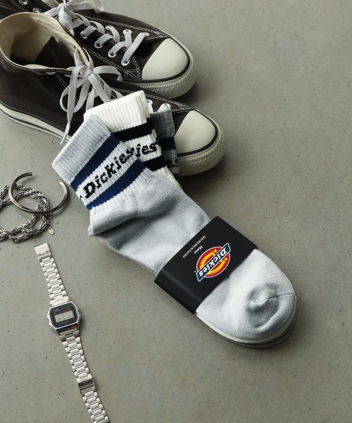 Dickies(Dickies)/Dickies ラインロゴクォーター丈ソックス 3足セット/アソート