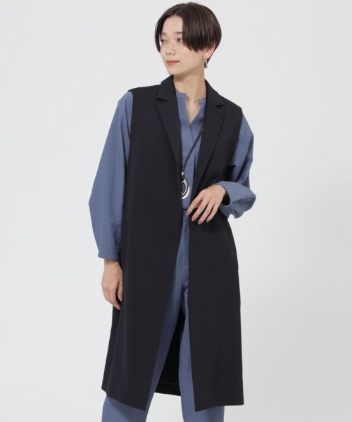 【ウォッシャブル】ウーリークロステーラードジレ トップス ベスト・ジレ H1664969253(12650円)