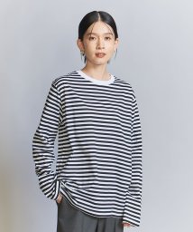 BEAUTY&YOUTH UNITED ARROWS(ビューティーアンドユース　ユナイテッドアローズ)/コットン天竺 ロングスリーブ カットソー/BLACK