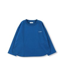 BRANSHES(ブランシェス)/ワンポイント刺繍長袖Tシャツ ロンT/ロイヤルブルー