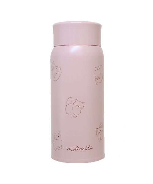  ミリミリ milimili 保温保冷水筒 ステンレスボトル 350ml ネコ クーリア ランチ雑貨 かわいい グッズ
