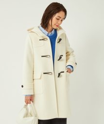 green label relaxing(グリーンレーベルリラクシング)/＜SPINTOシリーズ＞ロング ダッフルコート/OFFWHITE
