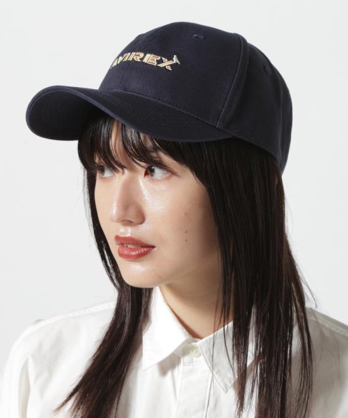 AVIREX(AVIREX)/TWILL LOGO CAP / ツイル ロゴ キャップ / AVIREX / アヴィレックス/ネイビー