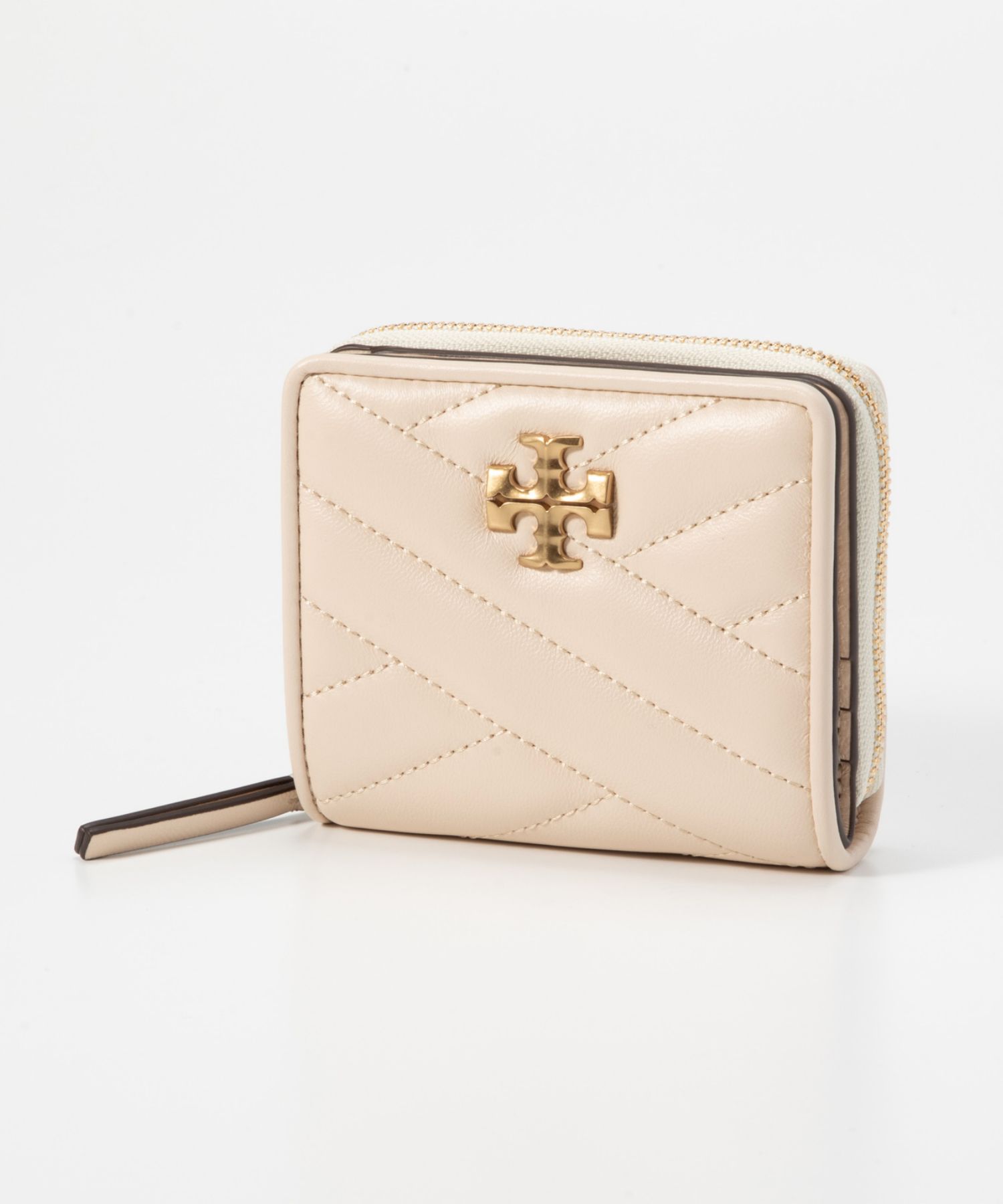 トリーバーチ TORY BURCH 90344 二つ折り財布 レディース 財布 ミニ財布 キラ 小銭入れ レザー コンパクト ブランド KIRA  CHEVRON