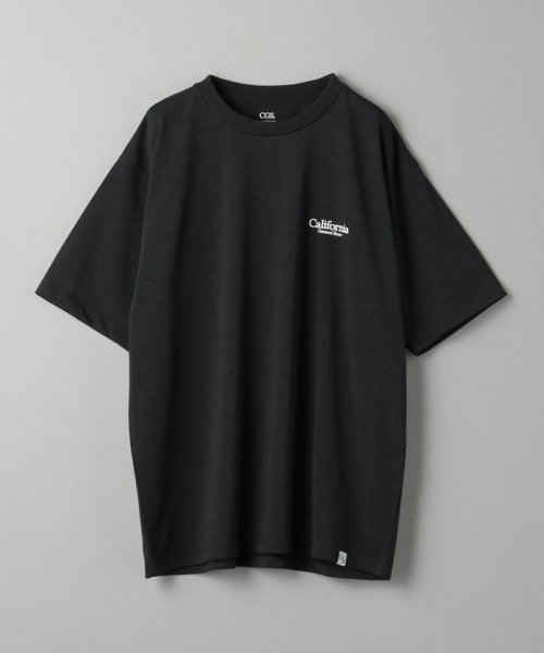 California General Store(カリフォルニア ジェネラルストア)/＜CGS.＞ リサイクルポリエステル ロゴ ラック  Tシャツ －MADE IN JAPAN－/BLACK
