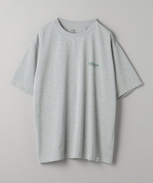 California General Store(カリフォルニア ジェネラルストア)/＜CGS.＞ リサイクルポリエステル ロゴ ラック  Tシャツ －MADE IN JAPAN－/LTGRAY