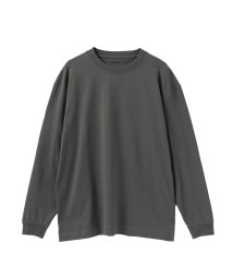 MAC HOUSE(men)(マックハウス（メンズ）)/NAVY ネイビー USコットン ベーシックロングスリーブTシャツ メンズ CO235－MC005/チャコール