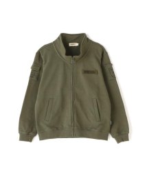 AVIREX(AVIREX)/ＫＩＤ＇Ｓ　ＦＡＴＩＧＵＥ　ＳＴＡＮＤ　ＣＯＬＬＡＲ　ＺＩＰ/オリーブ