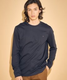 TOMMY HILFIGER(トミーヒルフィガー)/インターロックロングスリーブTシャツ/ネイビー 