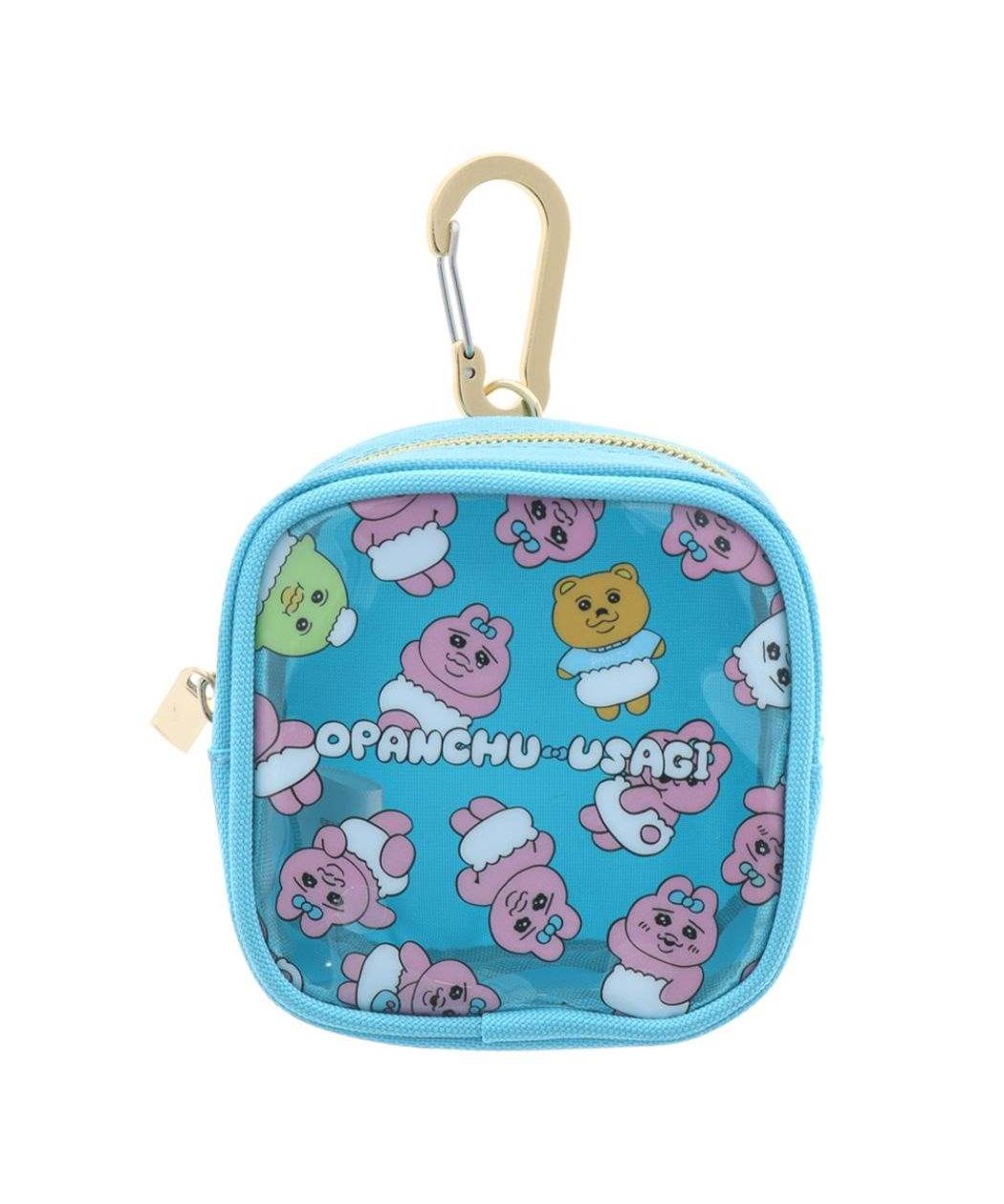 おぱんちゅうさぎ ミニBOXポーチ スクエアクリアポーチ B 可哀想に サンスター文具 推し活グッズ キャラクター グッズ