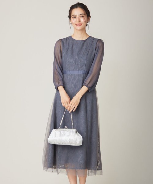 【Lily calin】シアーレースクラシック ドレス 