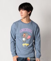OUTDOOR PRODUCTS/【OUTDOORPRODUCTS】TOM AND JERRY トムとジェリー ドロップショルダー ロンT コットン100% 長袖Tシャツ/505489469