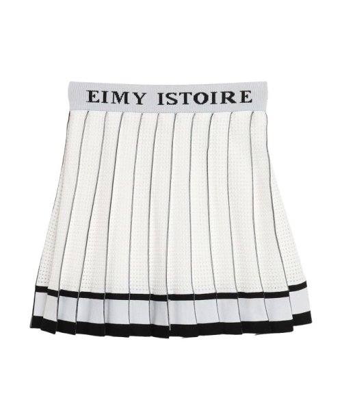 EIMY GOLF(エイミーゴルフ)/メッシュニットスカート/WHITE