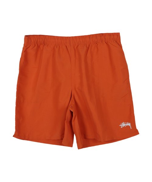 STUSSY(ステューシー)/ステューシー STUSSY ショート パンツ ハーフパンツ メンズ 水陸両用 撥水 大きいサイズ STOCK WATER SHORT ブラック ブラウン レッド/その他