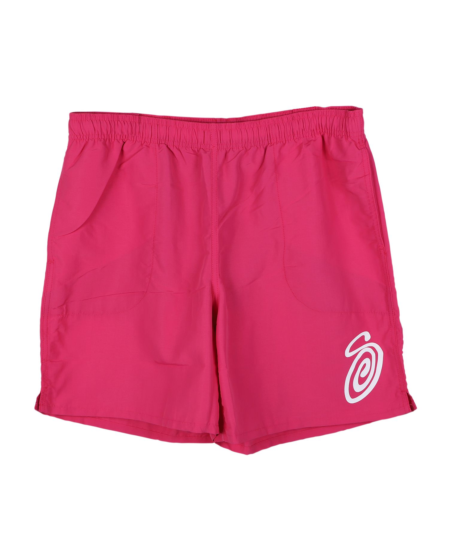 ステューシー STUSSY ショート パンツ ハーフパンツ メンズ 水陸両用 撥水 大きいサイズ CURLY S WATER SHORT ブラック  クリーム ネ