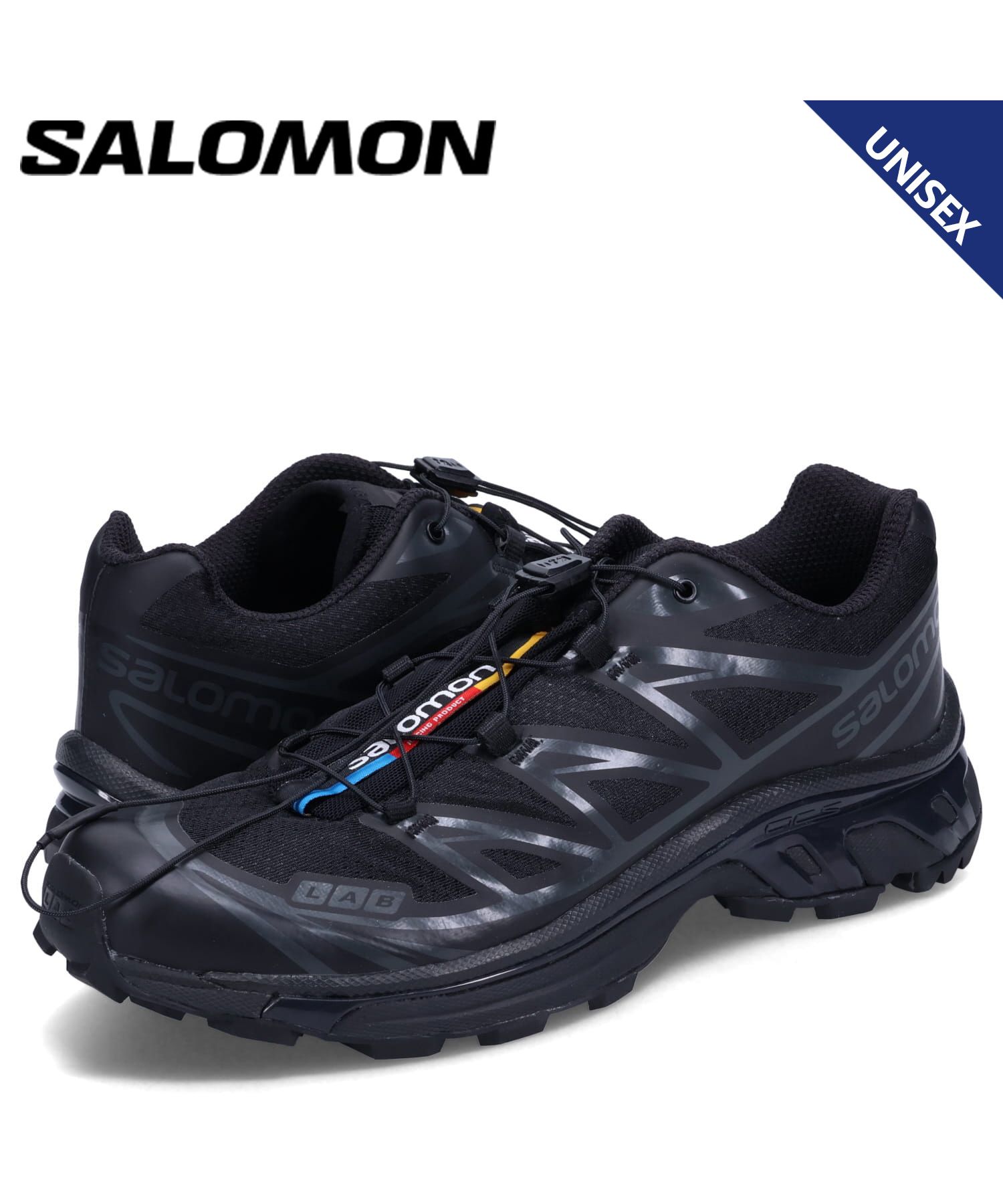 Salomon サロモン スニーカー XT-6 ADV ブラック 23.5CM 靴/シューズ