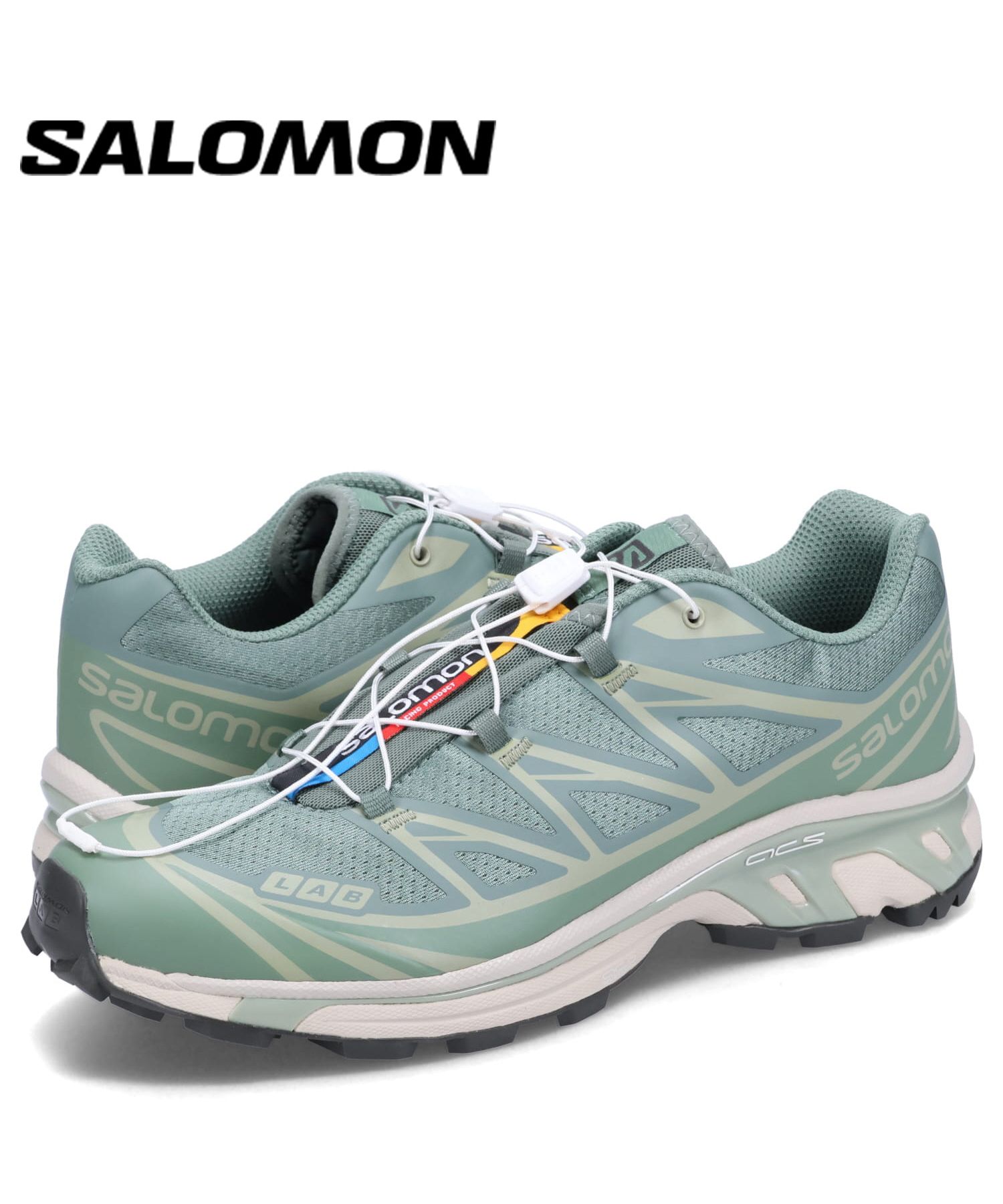 サロモン SALOMON XT－6 シューズ トレッキングシューズ スニーカー メンズ グリーン L47136400