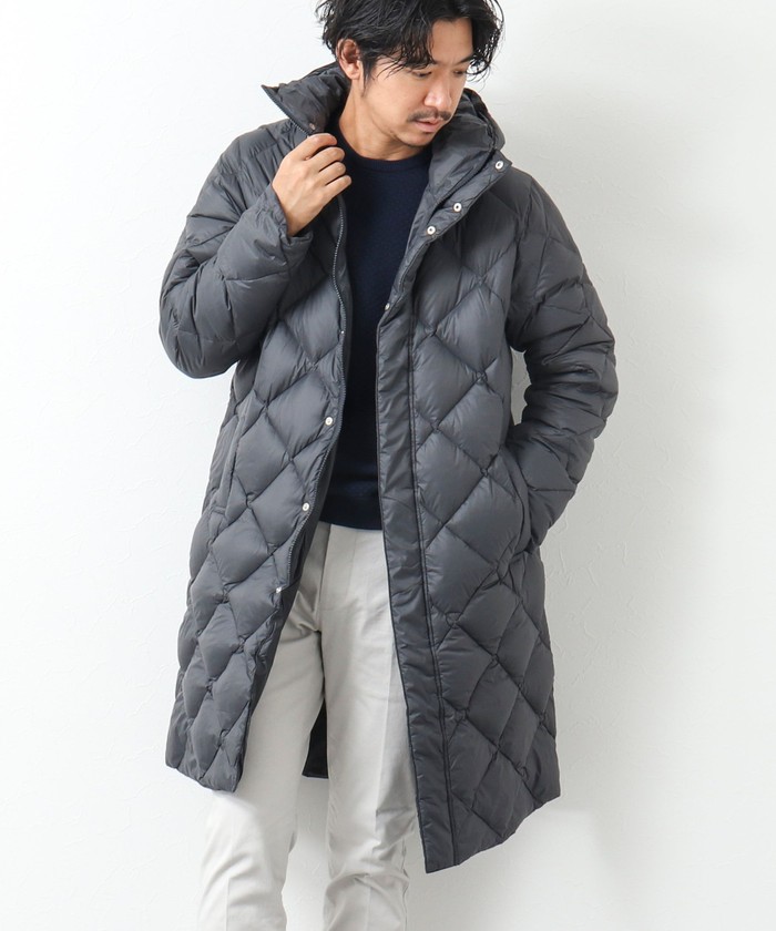 WEB限定】【TAION/タイオン】CITY ”PACKABLE” HOOD LONG DOWN JACKET