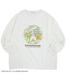 SUMIKKOGURASHI(すみっコぐらし)/すみっコぐらし サンエックス Tシャツ 長袖 バルーン/オフホワイト