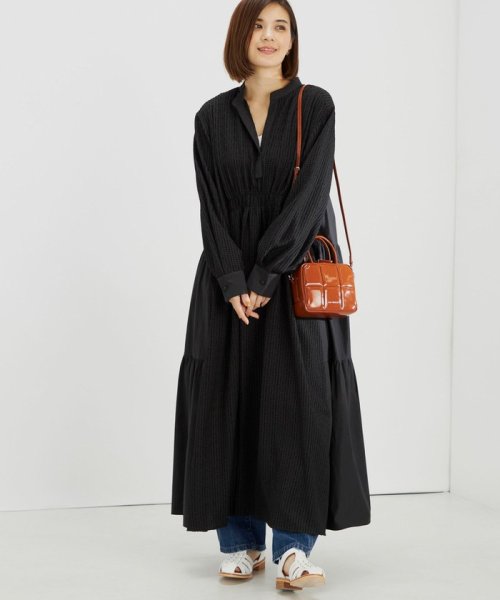 〈手洗い可能〉異素材コンビ ジャカード ワンピース ◇ ワンピース I1267114139(9738円)