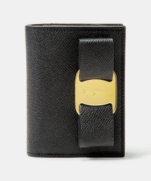 FERRAGAMO(フェラガモ)/サルヴァトーレ フェラガモ Salvatore Ferragamo 22D515 二つ折り財布 レディース ミニ財布 小銭入れ シンプル プレゼント コンパクト/ブラック