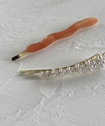 marjour(マージュール)/WEAVE×PEARL HAIR PIN/ピンク