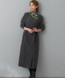 URBAN RESEARCH ROSSO(URBAN　RESEARCH　ROSSO)/3WAYジレワンピース/CHARCOAL