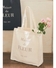 Maison de FLEUR/ブランドロゴプリントスクエアトートバッグ/505500240