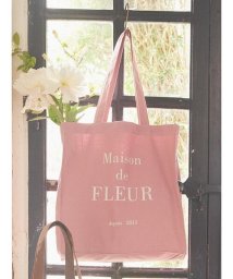 Maison de FLEUR/ブランドロゴプリントスクエアトートバッグ/505500240