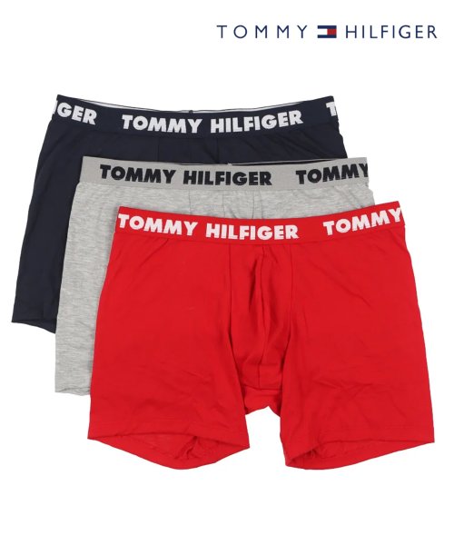 TOMMY HILFIGER(トミーヒルフィガー)/【TOMMY HILFIGER / トミーヒルフィガー】ボクサーパンツ 3枚セット 09T3737 3PK ギフト プレゼント 贈り物/マルチ2