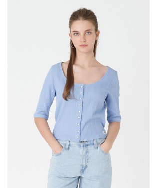 Levi's/DRY GOODS カーディガントップス ブルー HYDRANGEA/505500991