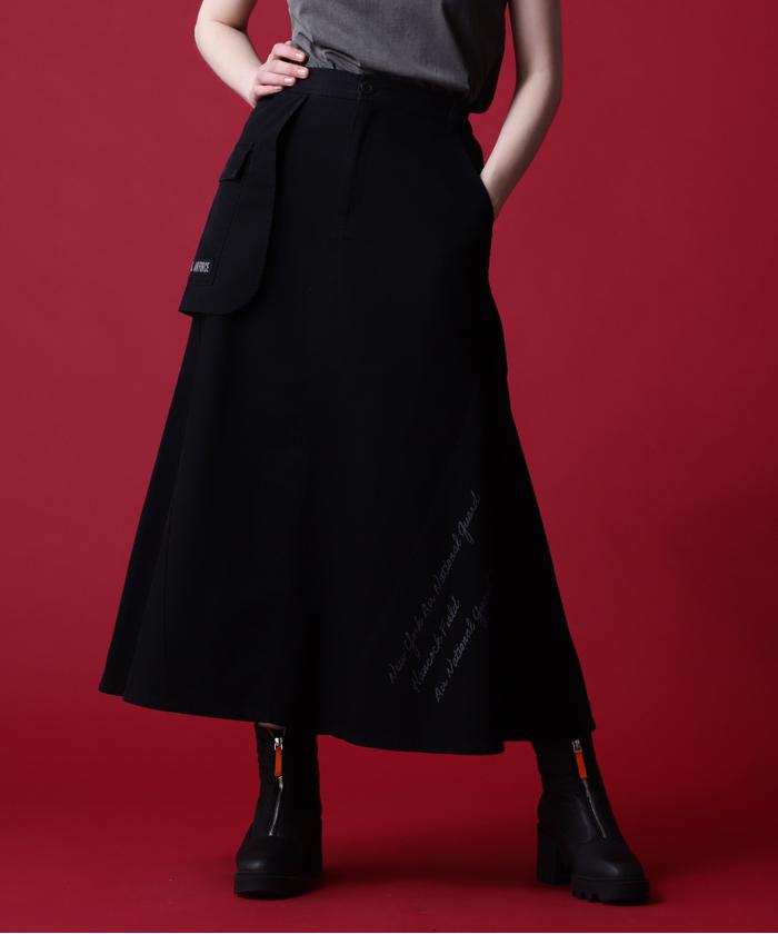 COLLECTION》L-PATCH POCKET SKIRT/パッチポケットスカート(505501108