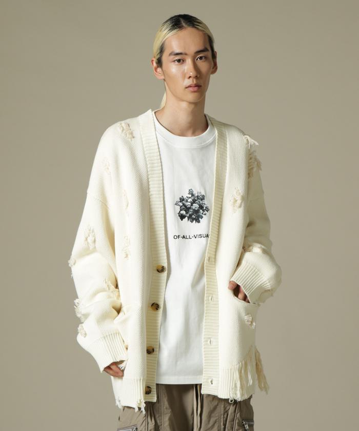 DankeSchon/ダンケシェーン/PREMIUM COTTON OVERSIZE DAMEGE KNIT ...