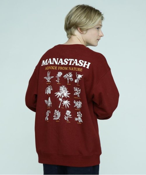 MANASTASH(マナスタッシュ)/MANASTASH/マナスタッシュ/CASCADE SWEATSHIRTS AFN/バーガンディ5