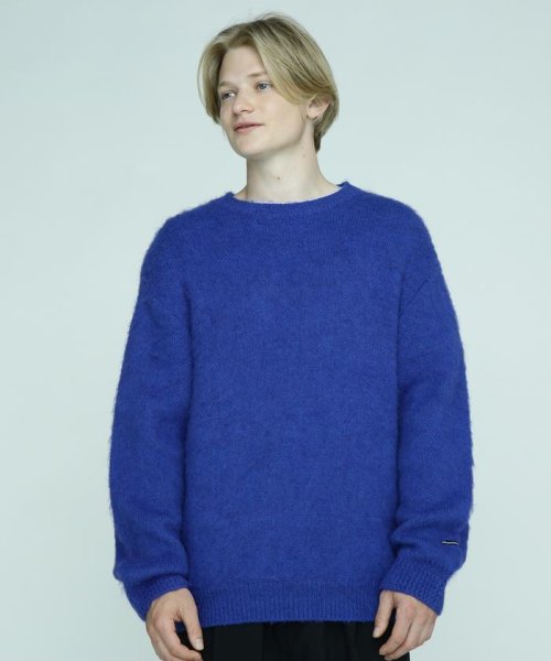 MANASTASH(マナスタッシュ)/MANASTASH/マナスタッシュ/ABERDEEN SWEATER/アバディーンセーター/ブルー