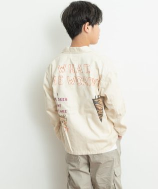 URBAN RESEARCH DOORS（Kids）/DENIM DUNGAREE　ツイルパジャマシャツ(KIDS)/505501318