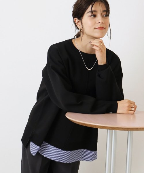 気軽にさらりと着たい スポンディッシュ 裾レイヤード風ニット 人気・おすすめ｜安定人気・収納便利におすすめ 丁寧対応 配送追跡可 最短翌日到着可能