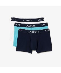 LACOSTE Mens(ラコステ　メンズ)/ブランドネームデザイン3パックボクサーパンツ/ライトブルー
