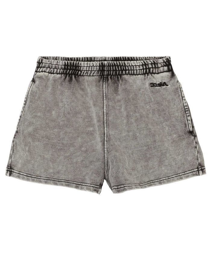 ACID WASH SWEAT HOODIE SHORT PANTS