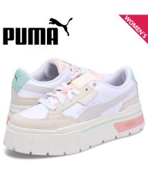 PUMA/PUMA プーマ スニーカー メイズ スタック リュクス ウィメンズ レディース 厚底 MAYZE STACK LUXE WNS ホワイト 白 389853－0/505492016