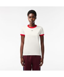 LACOSTE(ラコステ)/ラコステテニストリムTシャツ/ホワイト