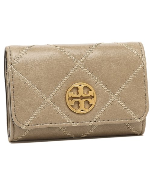 TORY BURCH(トリーバーチ)/トリーバーチ アウトレット カードケース ウィラ ベージュ レディース TORY BURCH 143906 220/その他